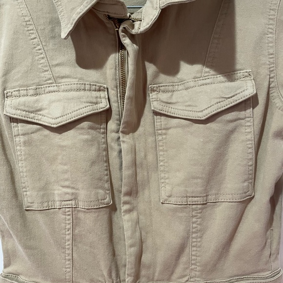 NWT Good American Beige Utility Jumpsuit - Picture 4 of 10